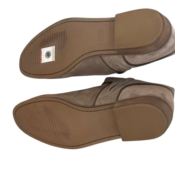 UGG Australia DALEY Gracen Womens tan Suede Comfort Knee High Ride Boots Sz 9.5 - Picture 11 of 16